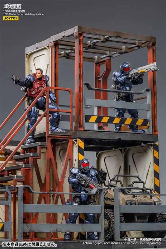 1/18 Battle for the Stars Mecha Depot Watching Section Diorama - Image 6
