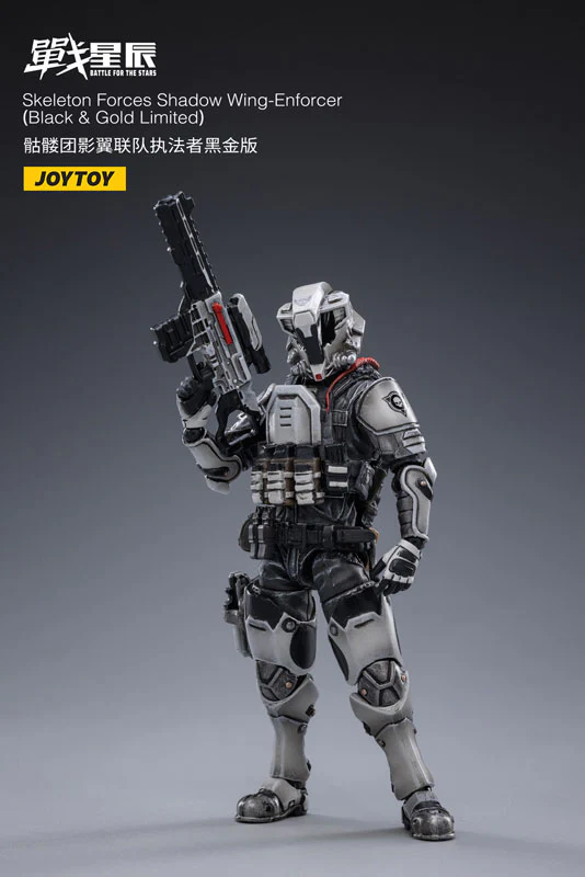 1/18 Battle for the Stars Skeleton Forces Shadow Wing-Enforcer (Black & Gold Limited) - Image 5
