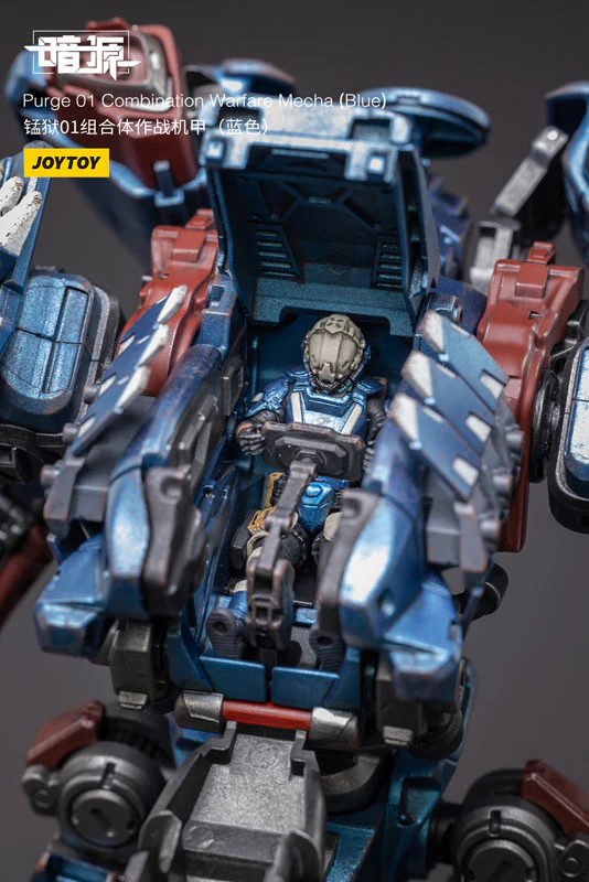 1/25 SOURCE Part 01 Combination Warfare Mecha Blue - Image 12