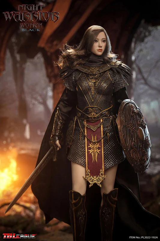 1/6 Action Figure Night Warrior Women Black - Image 11
