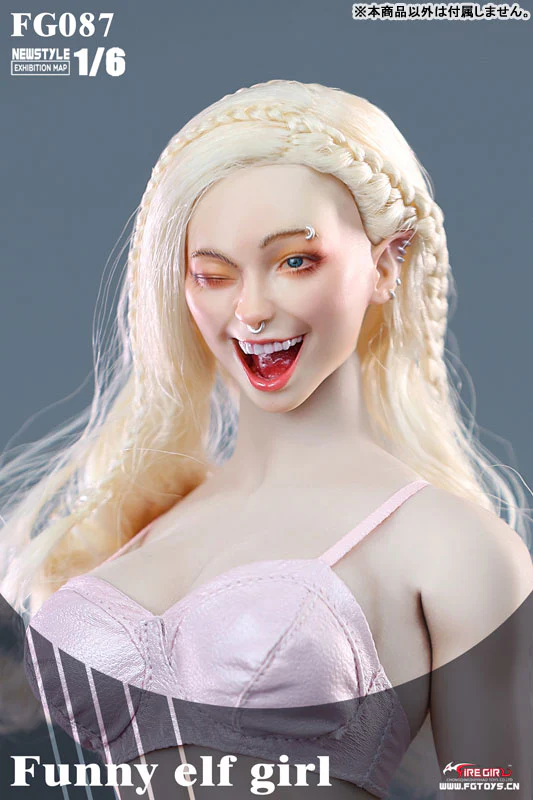 1/6 Female Head Elf Girl 87 - Image 2