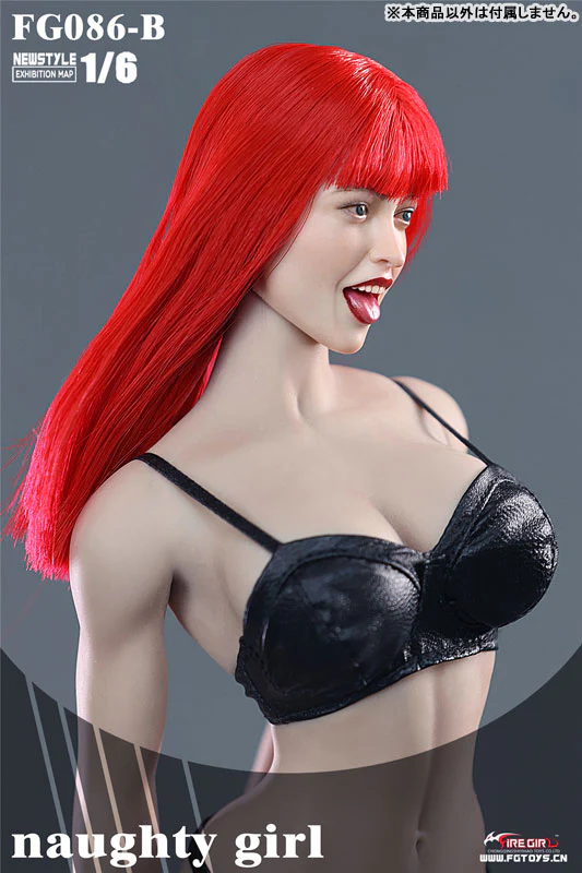 1/6 Female Head Naughty Girl 86B - Image 2