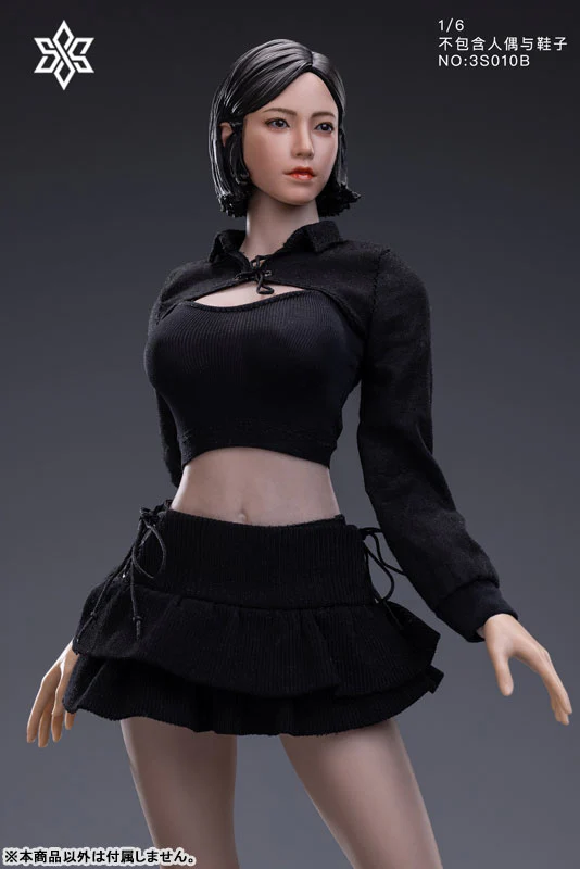 1/6 Female Outfit Black & White B [DOLL ACCESSORY] - Image 2