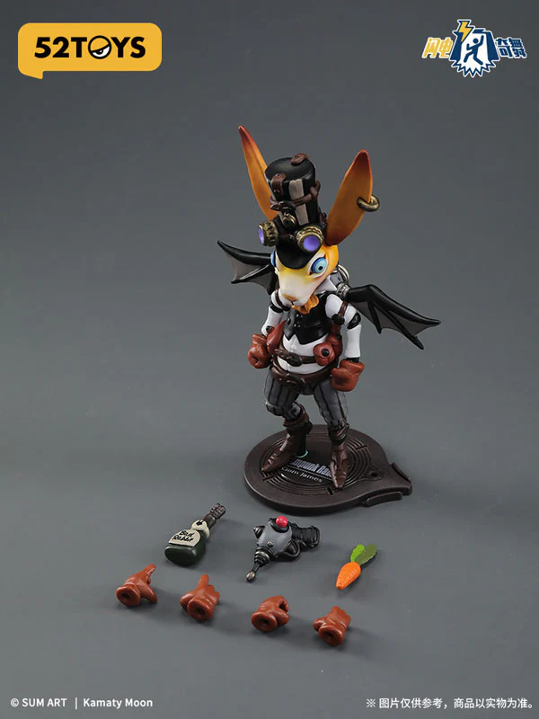 3.75' Series - FigLite - Steampunk Rabbit (52TOYS) - Image 3