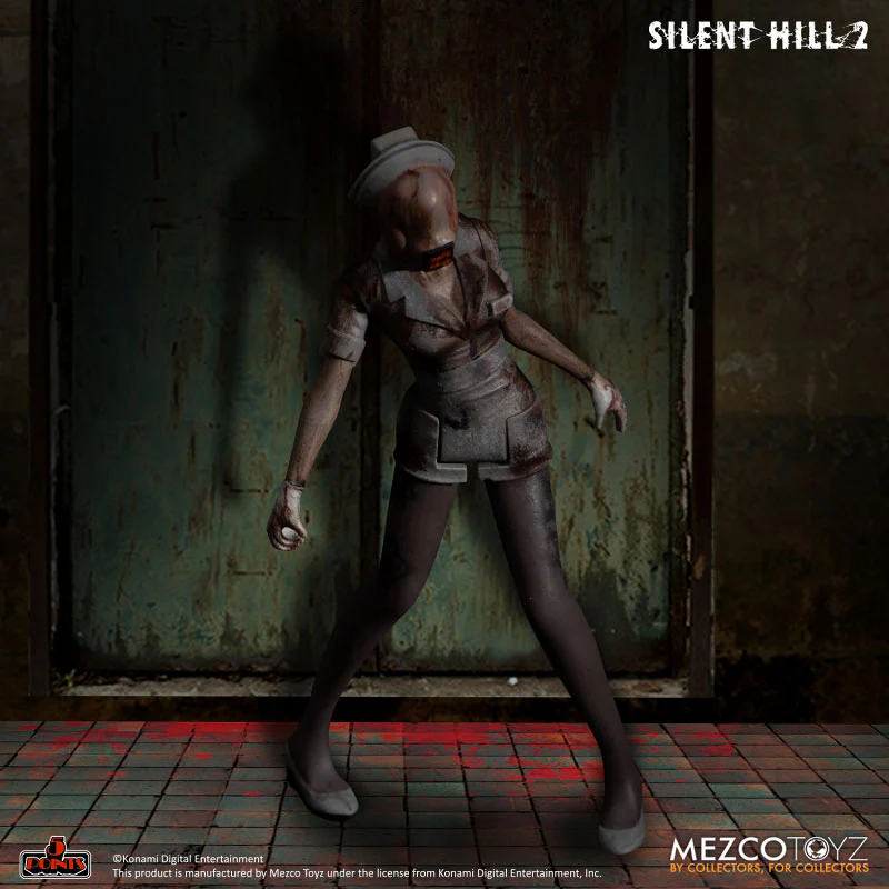 5 Point Silent Hill 2 Red Pyramid Thing & Bubble Head Nurse 3.75 Inch Action Figure Deluxe Set - Image 9