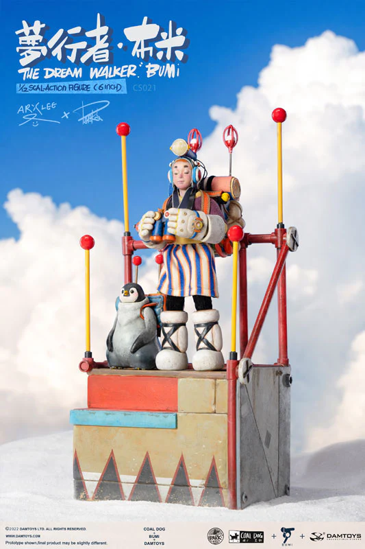 Arx Lee x Coal Dog x Dam Toy 1/12 Action Figure Dream Walker Bumi Deep Sleep Ver. - Image 6