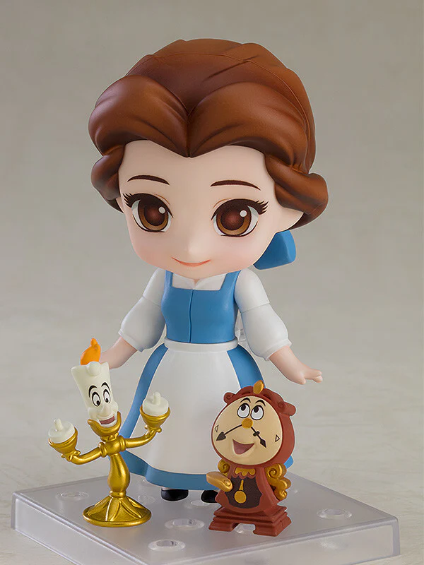 Beauty and the Beast - Belle - Cogsworth - Lumière - Nendoroid #1392 - Village Girl Ver. (Good Smile Company) - Image 4