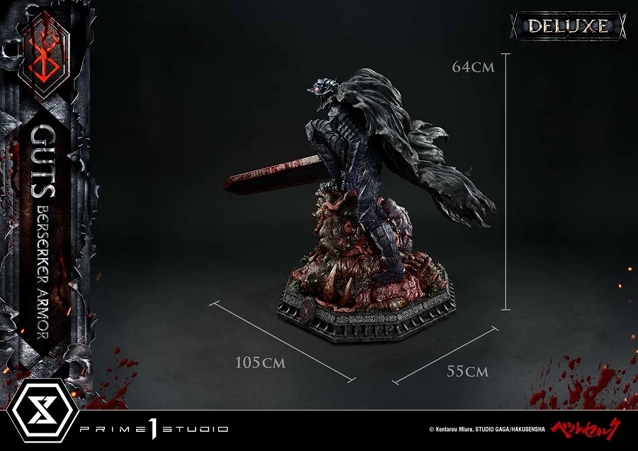 Berserk - Guts - Ultimate Premium Masterline - 1/4 - Berserker Armor, Grunbeld VS Guts, DX Version (Prime 1 Studio) - Image 3