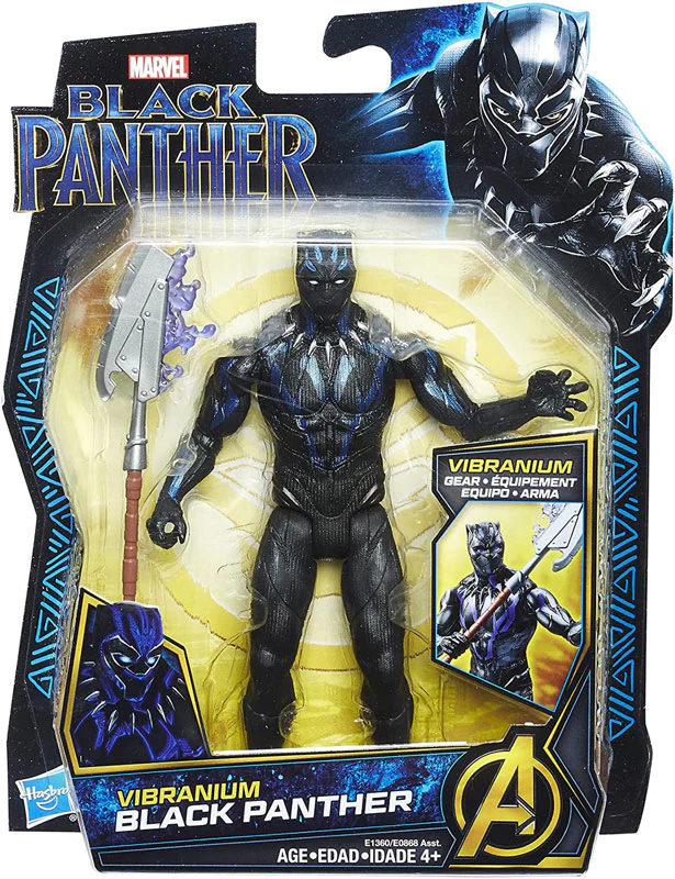 Black Panther - Hasbro Action Figure: 6 Inch / Basic - Black Panther (Vibranium Suit) - Image 2