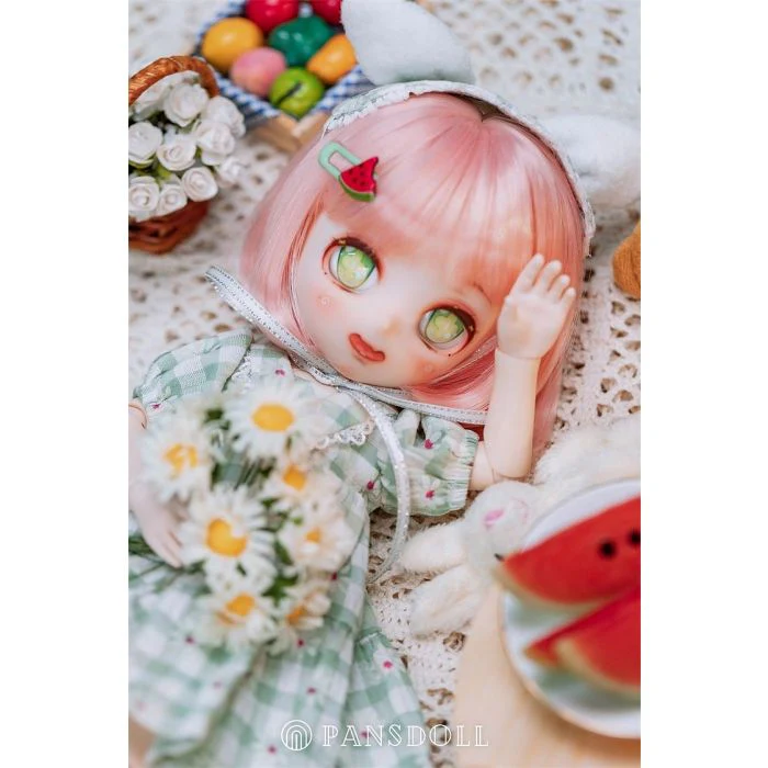 Candy House Series - Paris - Green Check Dress (Pansdoll) - Image 4