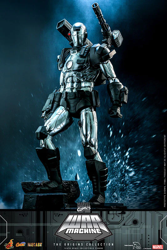 Comic Masterpiece DIECAST Marvel Comics Origins Collection War Machine - Image 5