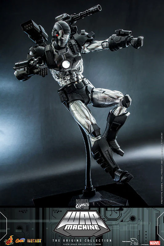 Comic Masterpiece DIECAST Marvel Comics Origins Collection War Machine - Image 7