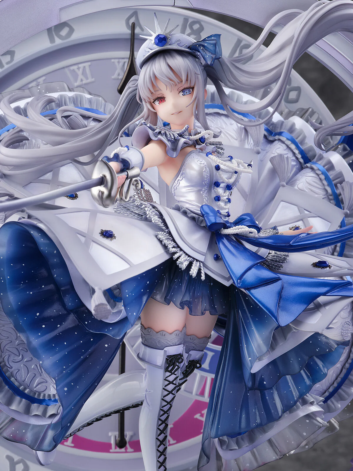 Date A Bullet - White Queen - Shibuya Scramble Figure - 1/7 - Royal Blue Sapphire Dress Ver. (eStream) - Image 7