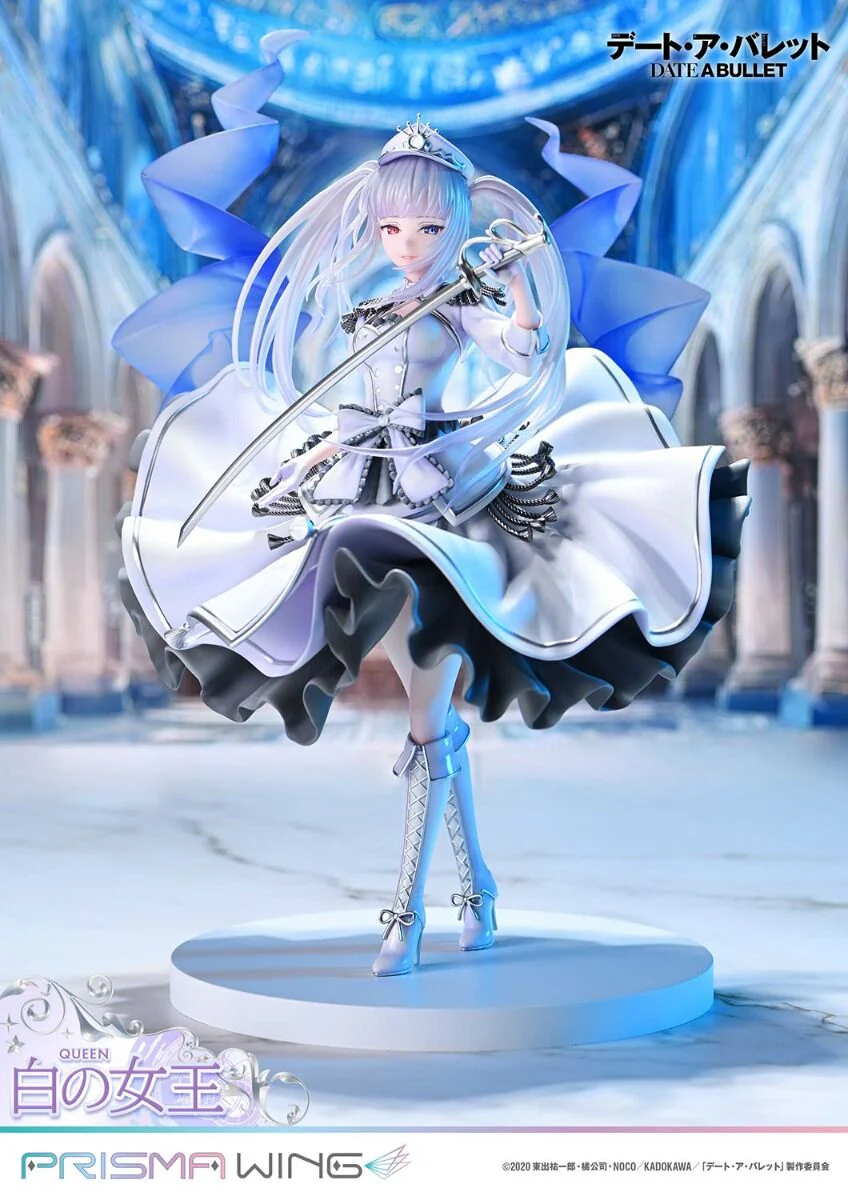 Date A Live Fragment: Date A Bullet - White Queen - Prisma Wing (PWDAB-02P) - 1/7 (Prime 1 Studio) - Image 8