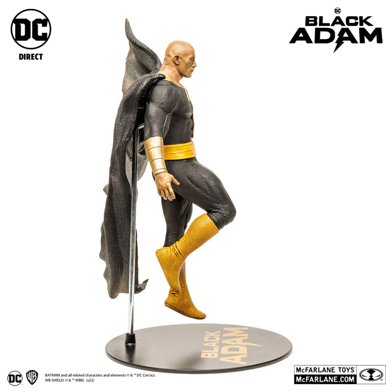 "DC Comics" DC Multiverse 12 Inch Posed Statue Black Adam [Movie "Black Adam"] - Image 2