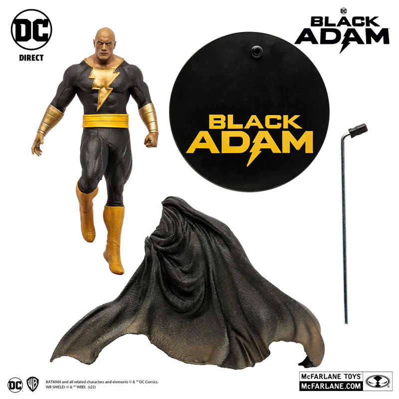 "DC Comics" DC Multiverse 12 Inch Posed Statue Black Adam [Movie "Black Adam"] - Image 4