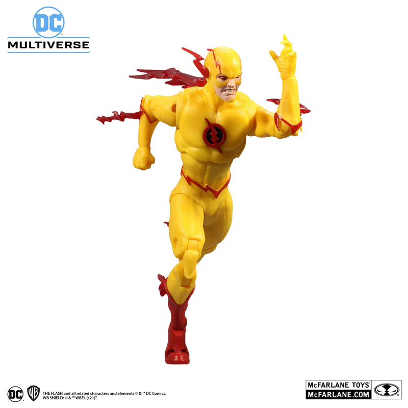 "DC Comics" DC Multiverse 7 Inch Action Figure #120 Reverse-Flash [Comic] - Image 2