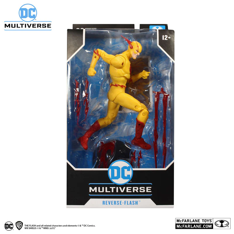 "DC Comics" DC Multiverse 7 Inch Action Figure #120 Reverse-Flash [Comic] - Image 5
