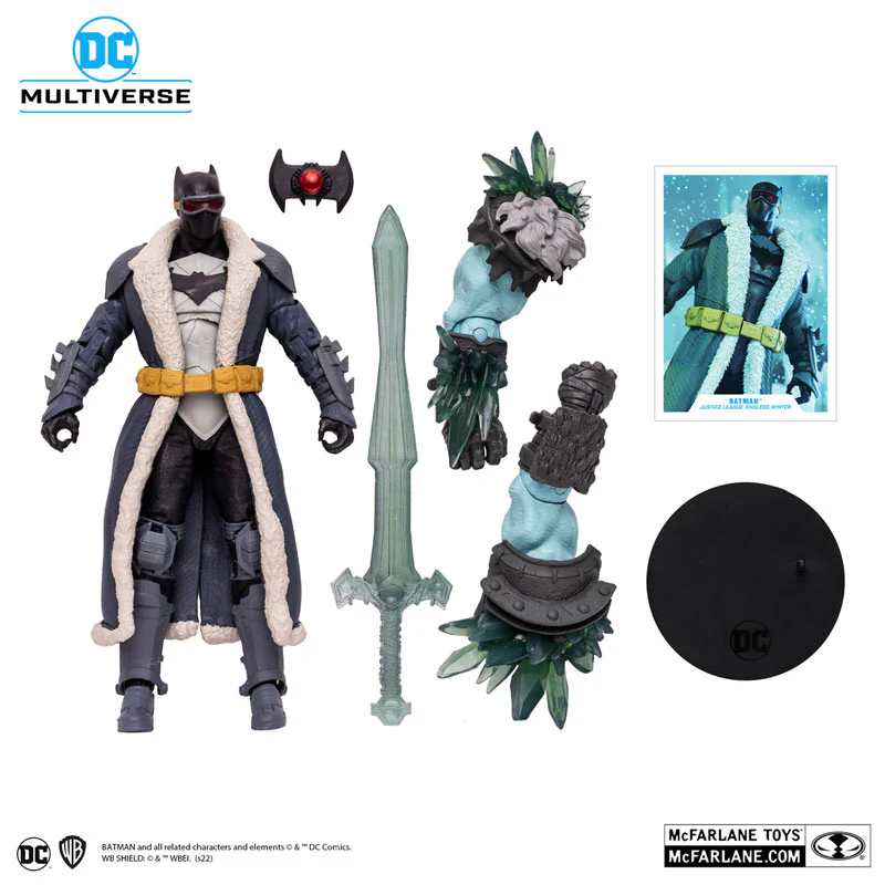 DC Comics - DC Multiverse: 7 Inch Action Figure - #133 Batman [Comic / Justice League: Endless Winter] - Image 3