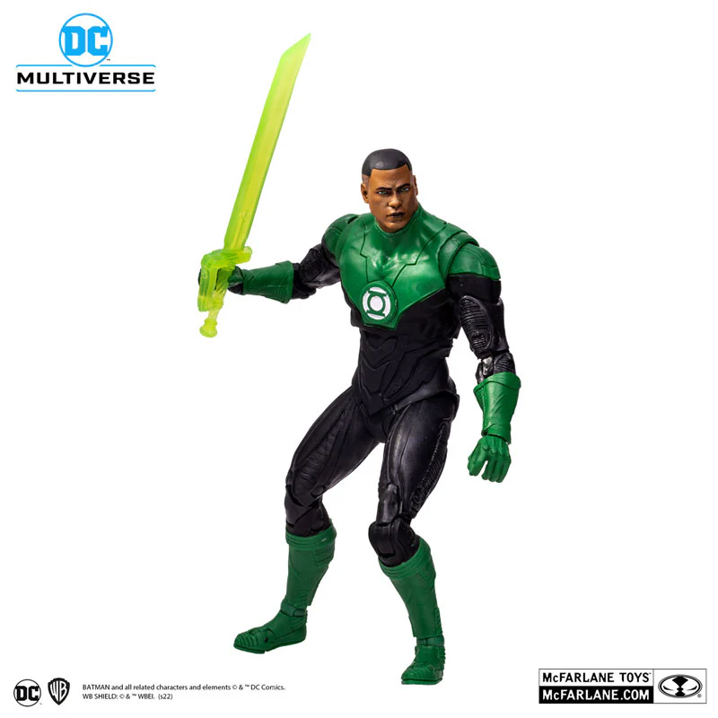 DC Comics - DC Multiverse: 7 Inch Action Figure - #135 Green Lantern (John Stewart) [Comic / Justice League: Endless Winter] - Image 3
