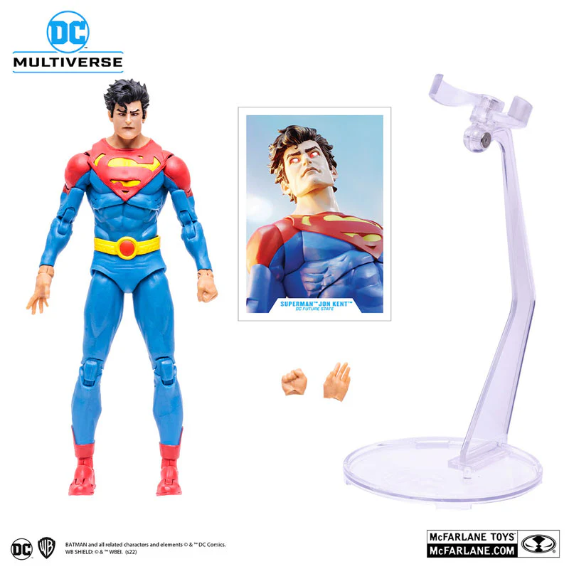 DC Comics - DC Multiverse: 7 Inch Action Figure - #151 Superman (Jon Kent) [Comic / DC Future State] - Image 7