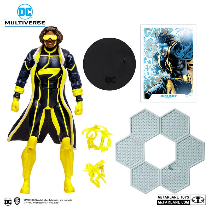 "DC Comics" DC Multiverse 7 Inch, Action Figure #173 Static Shock [New 52] - Image 8