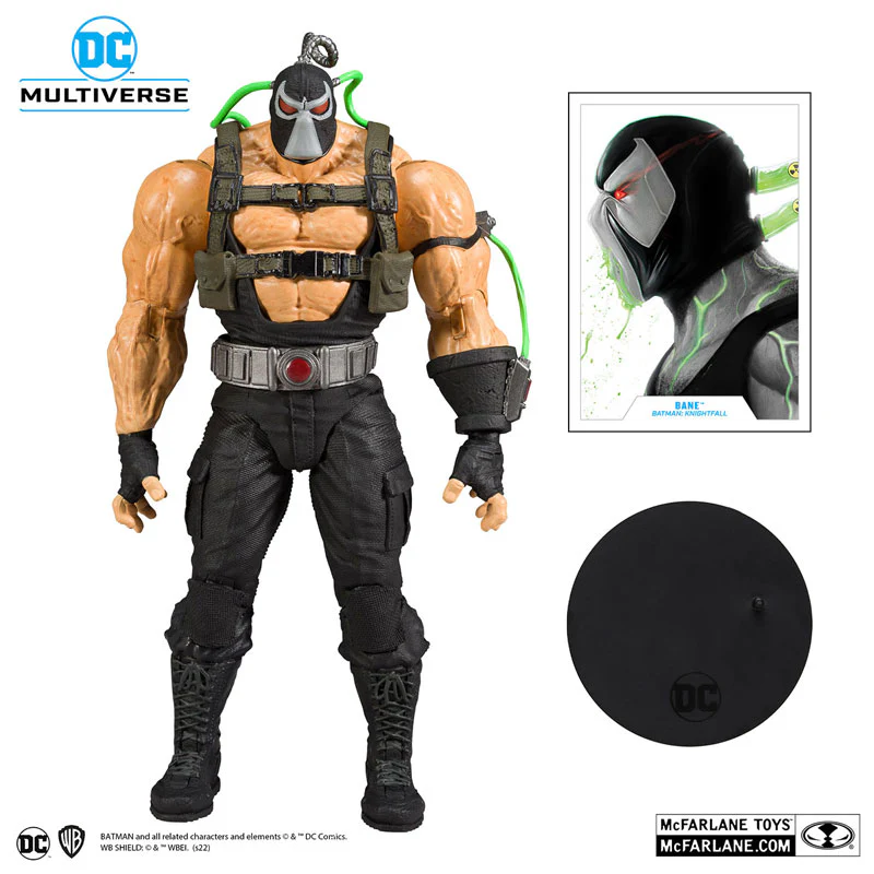 "DC Comics" DC Multiverse Action Figure Bane (Classic) [Comic] - Image 3
