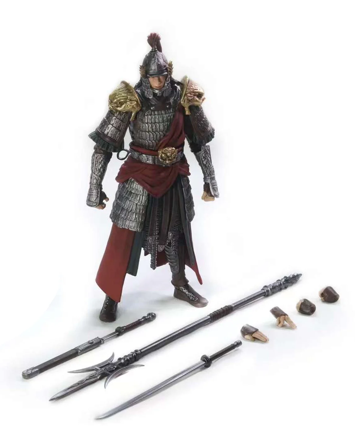 DODOWO×D20studio - DAWN OF KINGDOMS - Chinese Swordsman - Gold - 1/12 (DODOWO)