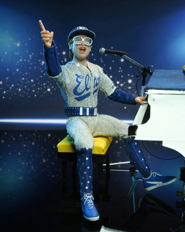 Elton John live in 1975 8 Inch Action Doll and Grand Piano Set - Image 12
