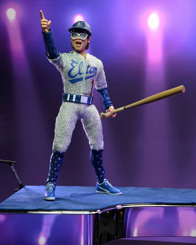 Elton John live in 1975 8 Inch Action Doll and Grand Piano Set - Image 2
