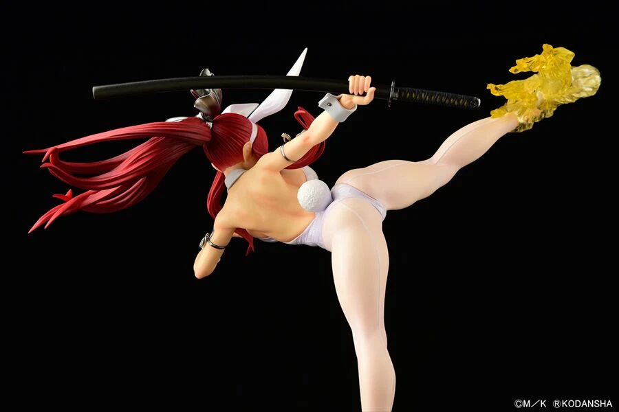 Fairy Tail - Erza Scarlet - 1/6 - High Kick Ver., White Bunny (Orca Toys) - Image 7
