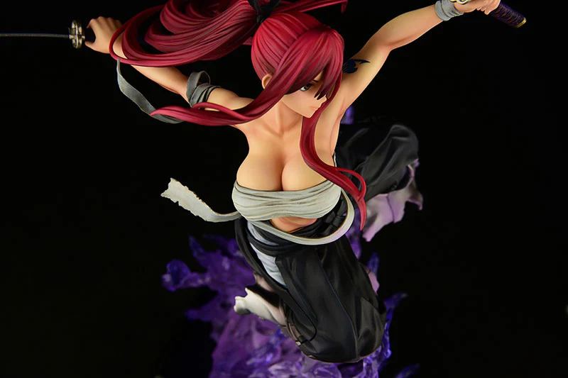 Fairy Tail - Erza Scarlet - 1/6 - Samurai Light Flame Manjo ver. Jet Black (Orca Toys) - Image 5