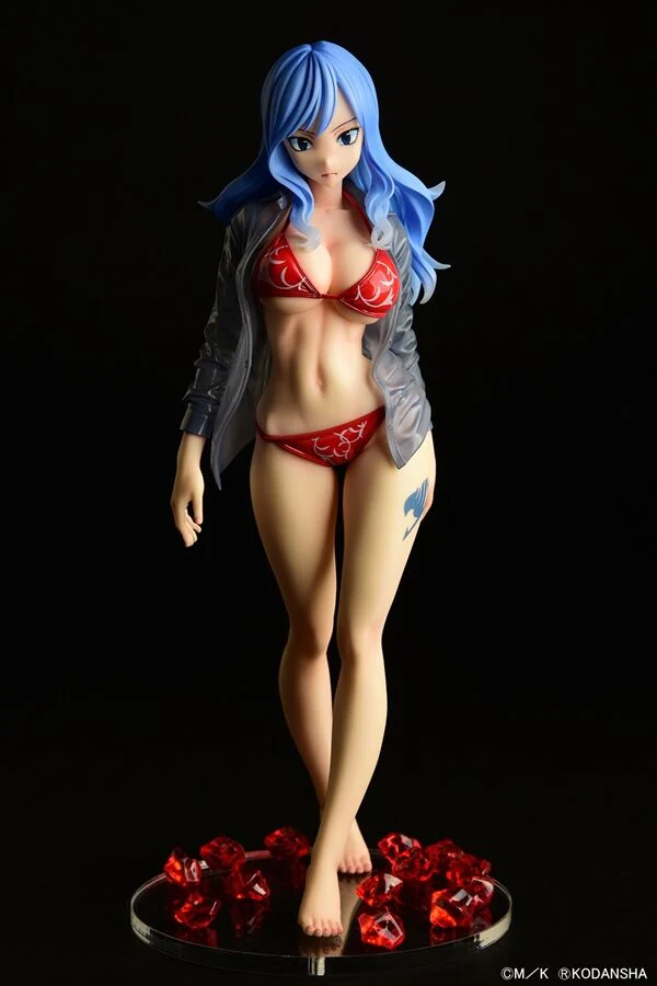 Fairy Tail - Juvia Lockser - 1/6 - Gravure_Style, Sheer Wet Shirt SP, Red Bikini!! (Orca Toys) - Image 2