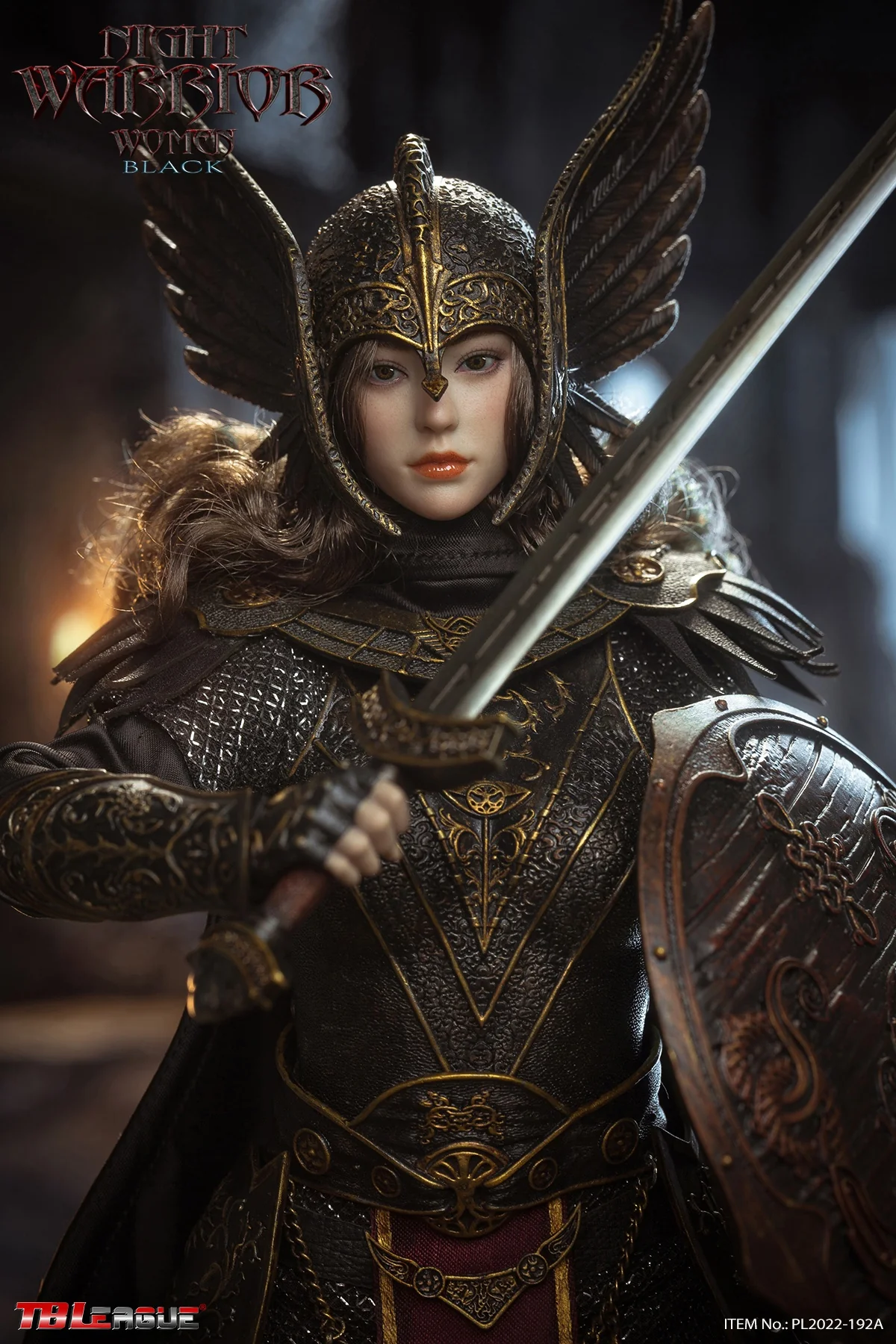 Female Night Warrior A - Black Armor Ver. - 1/6 (TB League) - Image 6