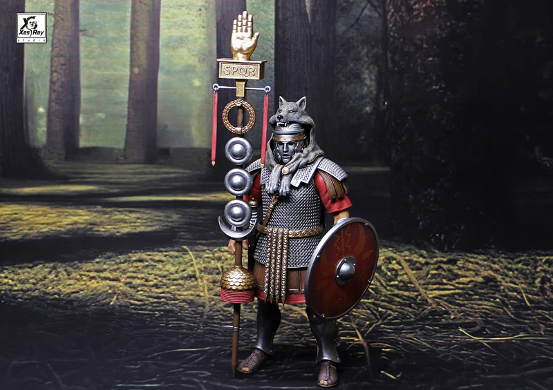 Fight for Glory 017 Roman Army Flag-bearer 1/12 Scale Posable Figure - Image 3