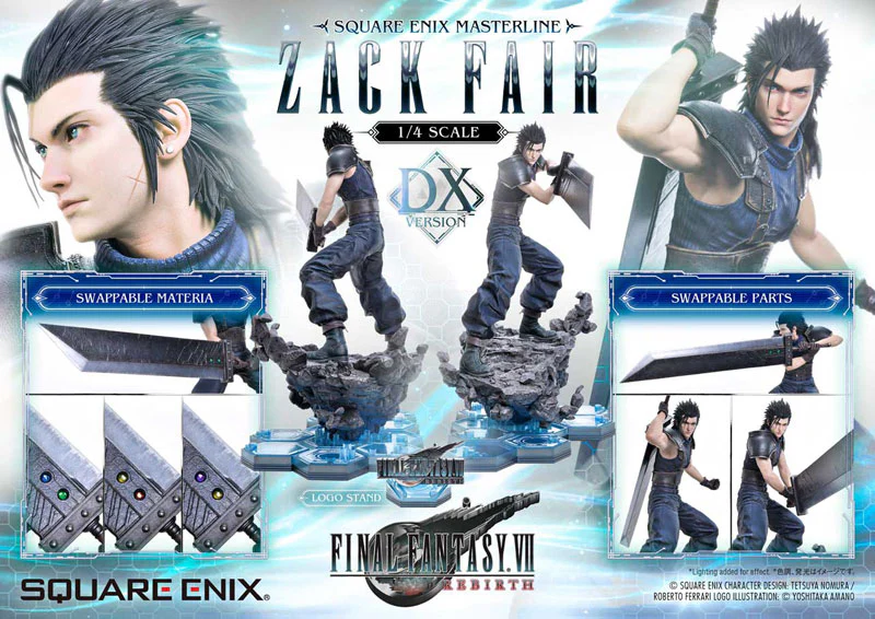 Final Fantasy VII Rebirth - Zack Fair - Square Enix Masterline (SEM-09DX) - 1/4 - DX Version (Prime 1 Studio) - Image 3