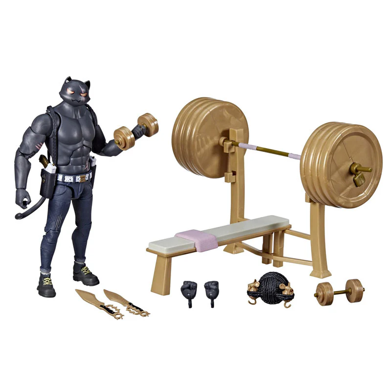 Fortnite Victory Royale Action Figure Deluxe Collection Series 1 Meowscles (Shadow)