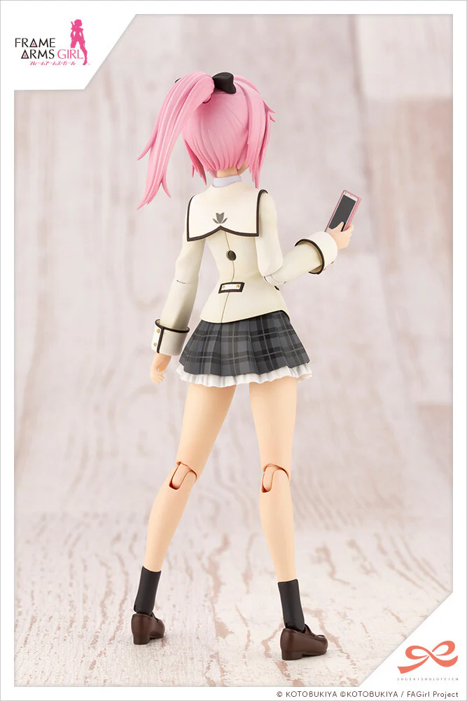 Frame Arms Girl - Gennai Ao - Sousaishojoteien - 1/10 - Wakaba Girls' High School Winter Clothes, Dreaming Style Happy Monochrome (Kotobukiya) [Shop Exclusive] - Image 5