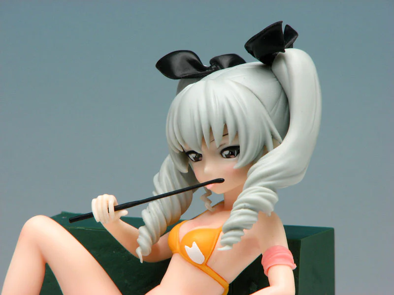 Girls und Panzer 1/10 Anchovy -Swimsuit ver.- Girls und Panzer 10th Anniversary Special Edition desu! Resin Kit - Image 6