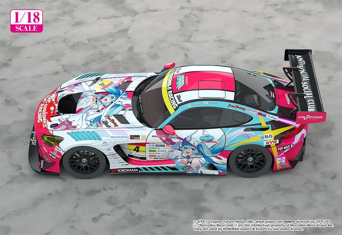 Good Smile Racing - Hatsune Miku -  AMG 2024 - 1/18 - Kaimaku-sen Vers. (Good Smile Company) [Shop Exclusive] - Image 3