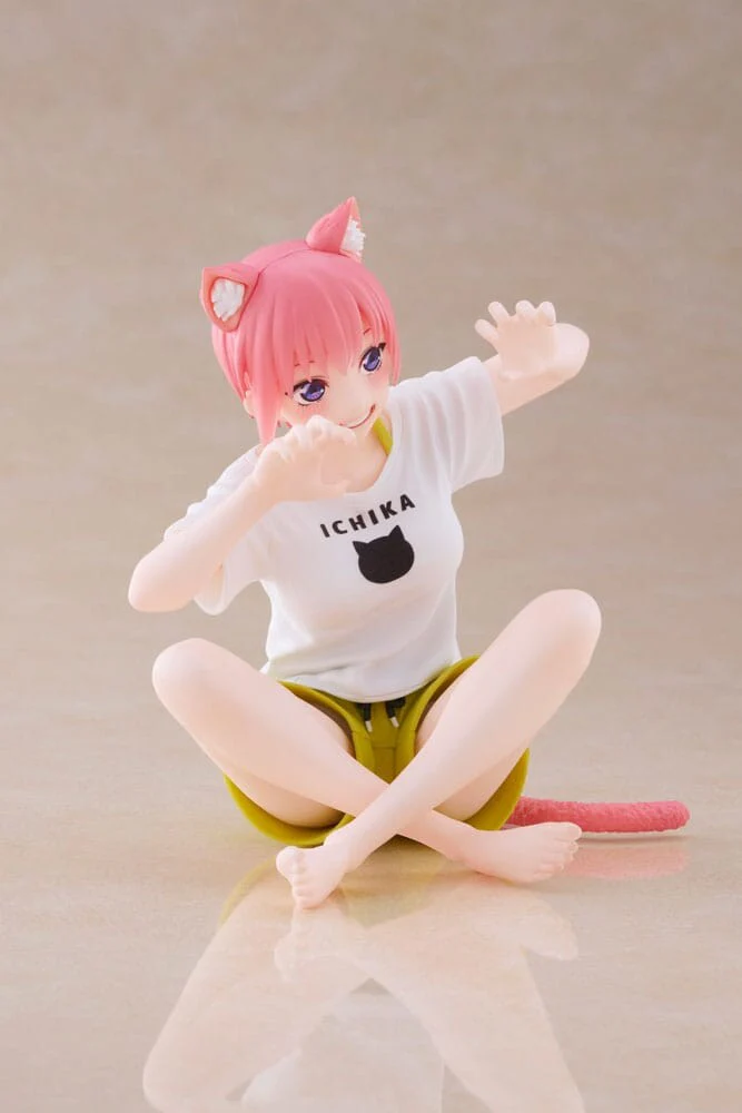 Gotoubun no Hanayome ∬ - Nakano Ichika - Desktop Cute - Cat Room Wear Ver. (Taito) - Image 2