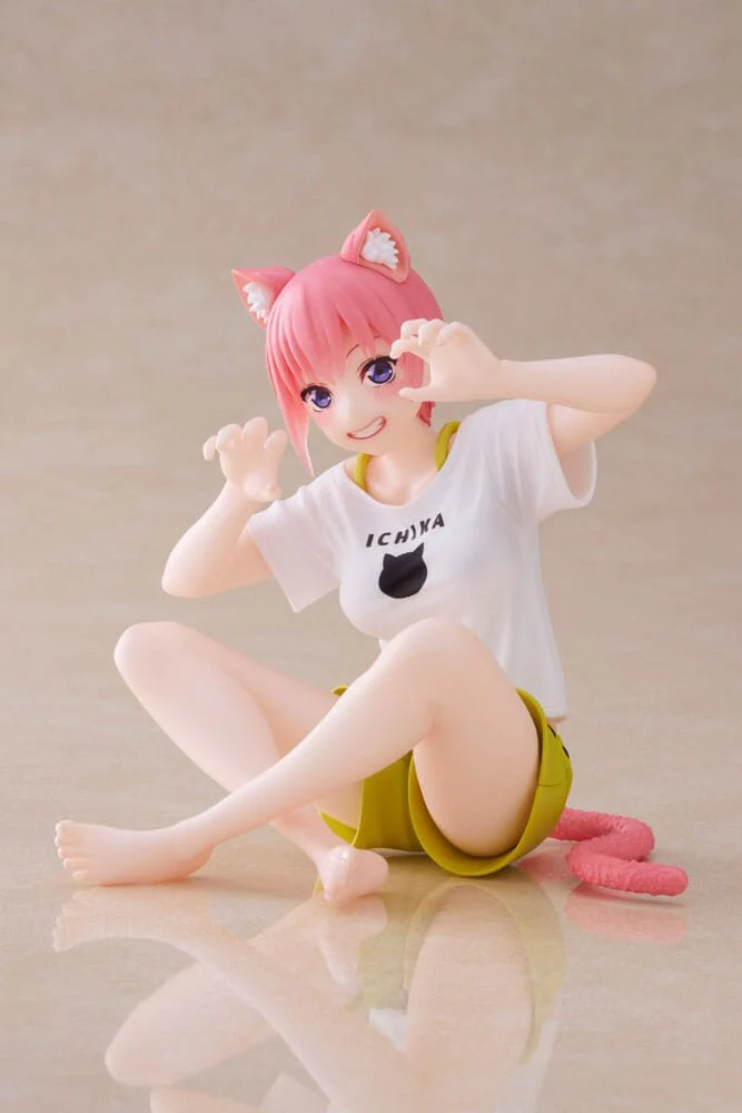 Gotoubun no Hanayome ∬ - Nakano Ichika - Desktop Cute - Cat Room Wear Ver. (Taito) - Image 4