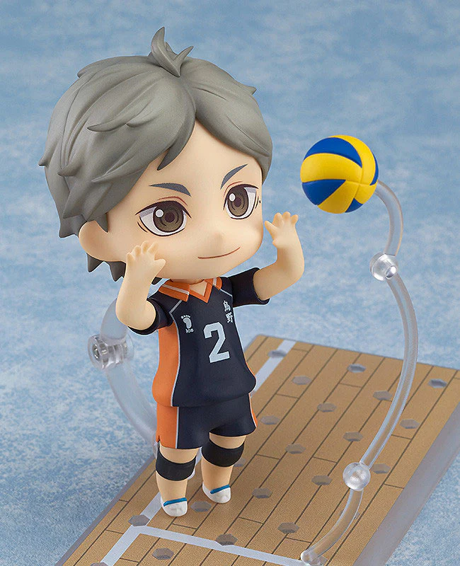 Haikyuu!! Karasuno Koukou VS Shiratorizawa Gakuen Koukou - Sugawara Koushi - Nendoroid #665 - 2024 Re-release (Good Smile Company, Orange Rouge) - Image 3