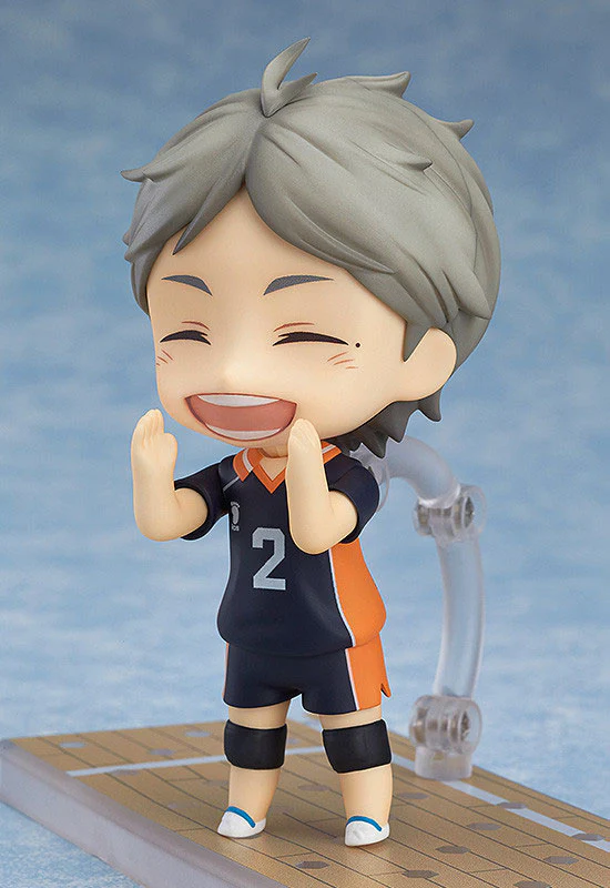 Haikyuu!! Karasuno Koukou VS Shiratorizawa Gakuen Koukou - Sugawara Koushi - Nendoroid #665 - 2024 Re-release (Good Smile Company, Orange Rouge) - Image 4