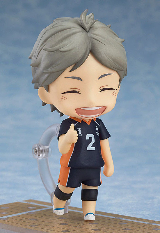 Haikyuu!! Karasuno Koukou VS Shiratorizawa Gakuen Koukou - Sugawara Koushi - Nendoroid #665 - 2024 Re-release (Good Smile Company, Orange Rouge) - Image 5
