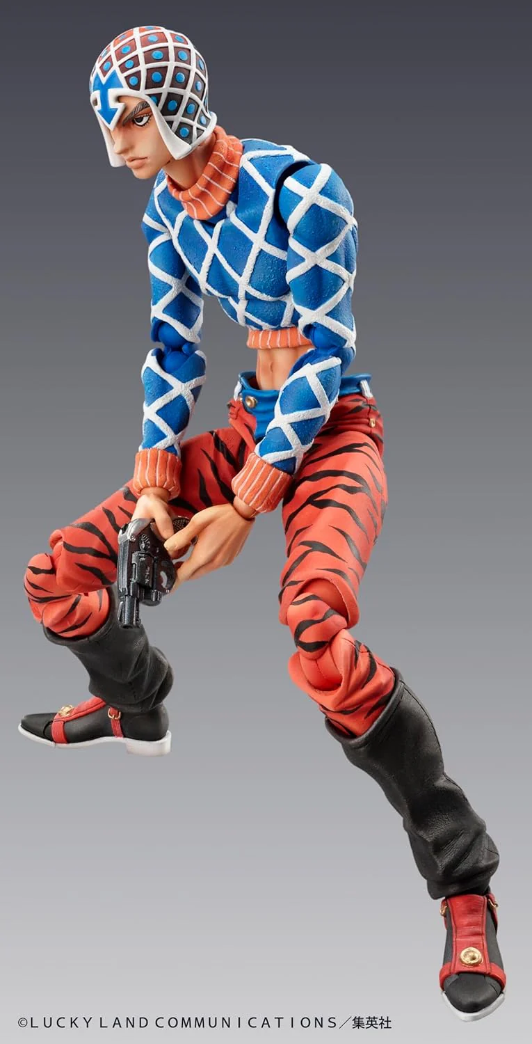 Jojo no Kimyou na Bouken - Ougon no Kaze - Guido Mista - Sex Pistols - Super Action Statue #34 - 2024 Re-release (Medicos Entertainment) - Image 3