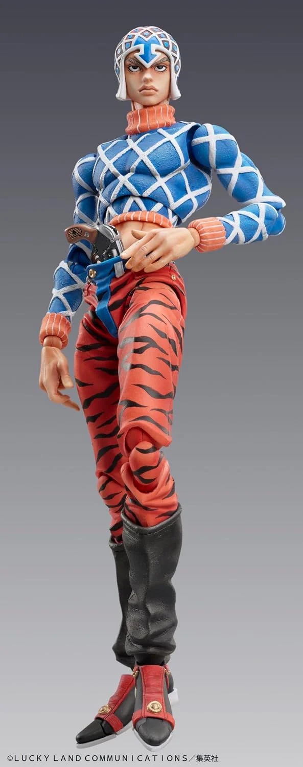 Jojo no Kimyou na Bouken - Ougon no Kaze - Guido Mista - Sex Pistols - Super Action Statue #34 - 2024 Re-release (Medicos Entertainment) - Image 5