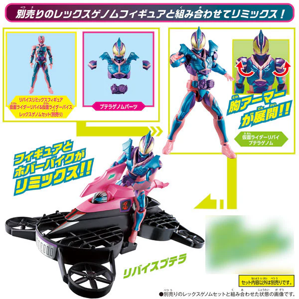 Kamen Rider Revice - Revice Remix Figure Ptera Genome & Jackal Genome Set - Image 3