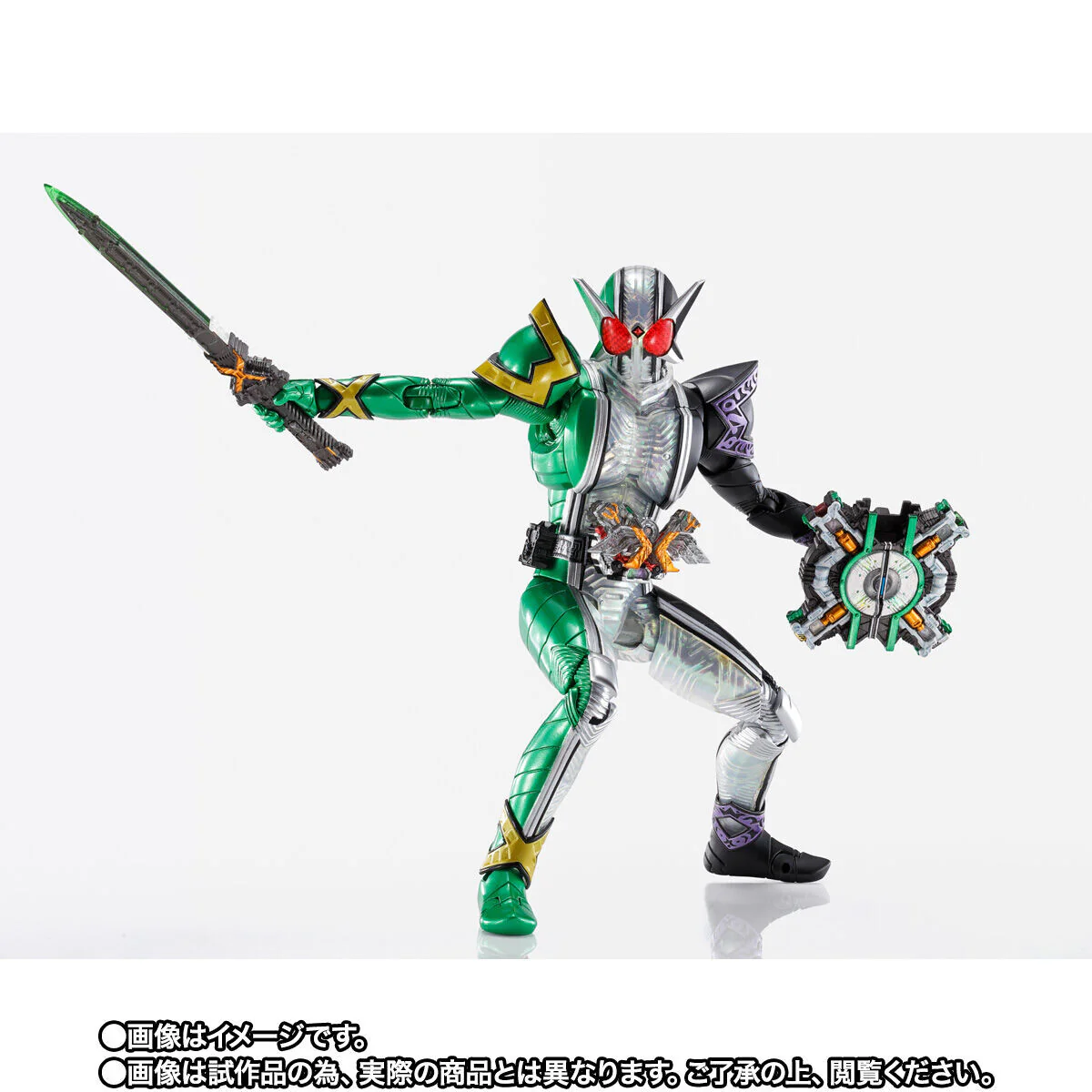 Kamen Rider W - Kamen Rider Double Cyclone Joker Xtreme - S.H.Figuarts - S.H.Figuarts Shinkocchou Seihou (Bandai Spirits) [Shop Exclusive] - Image 8