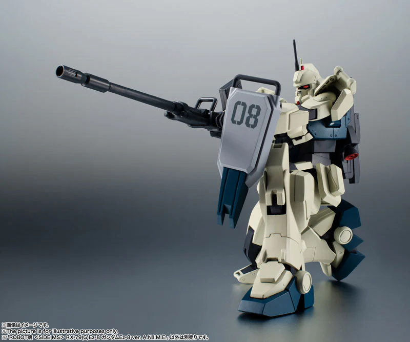 Kidou Senshi Gundam: Dai 08 MS Shotai - RX-79[G]Ez-8 Gundam Ez8 - Robot Damashii - Robot Damashii <Side MS> - Ver. A.N.I.M.E. (Bandai Spirits) - Image 5